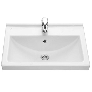 Умывальник Визит 55 2/вел 1/отв с переливом Santeri 1.3115.3.S00.11B.0