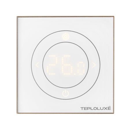 Терморегулятор электронный Теплолюкс Solus Zen Wi-Fi белый/золото