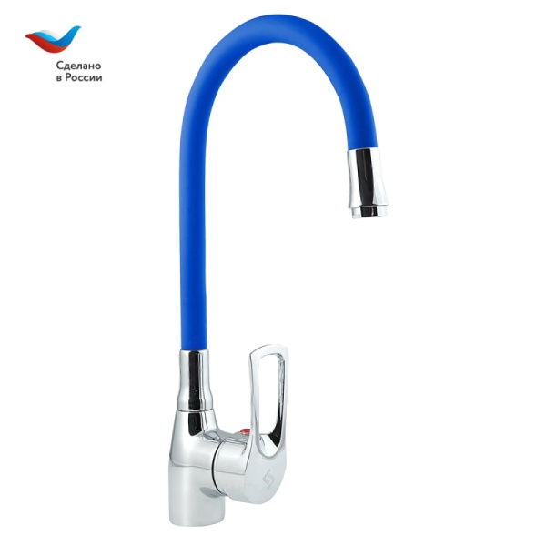 Смес/мойка Ц-серия однор г/изл бок/р гайка Славен СЛ-ОД-Ц2С