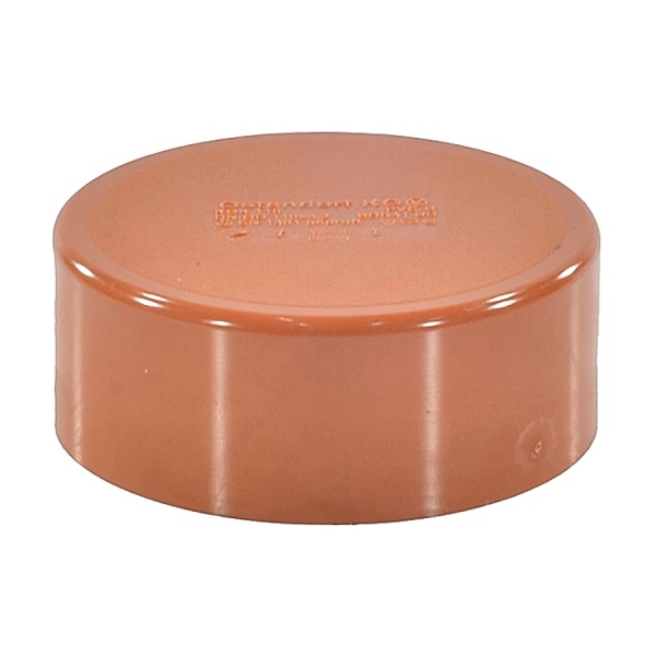 Крышка НПВХ кор б/н Дн160 на гладкий конец трубы KGK Ostendorf 222630