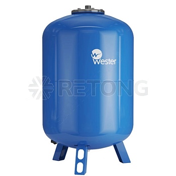 Гидроаккумулятор верт син 300л 10атм 1 1/4" ВР WAV Wester 0-14-1515