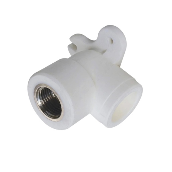 Угольник PP-R бел комб Дн25х1/2" ВР с креплением PRO VALFEX 10120025-PRO