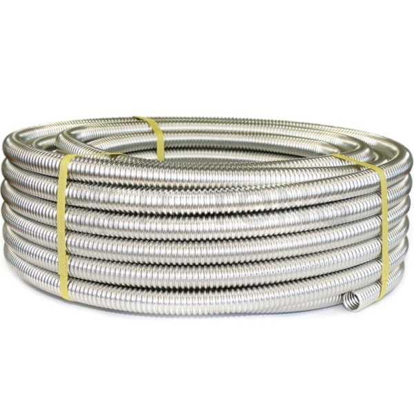 Труба гофр нерж SS304 18A Ру15 (20м) отожжен STAHLMANN SP3041800020
