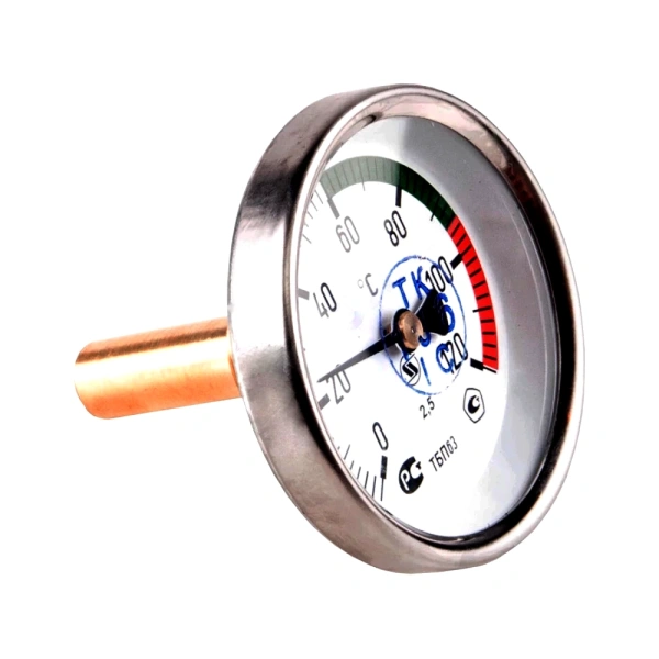 Термометр биметалл ТБП-Т 120С Дк100 L=50 G1/2" осев ЗТП Минск