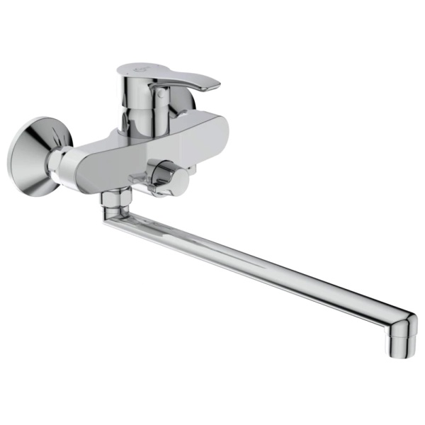 Смес/ванна ALPHA однор дл/изл плоск Lобр б/к Ideal Standard BD044AA