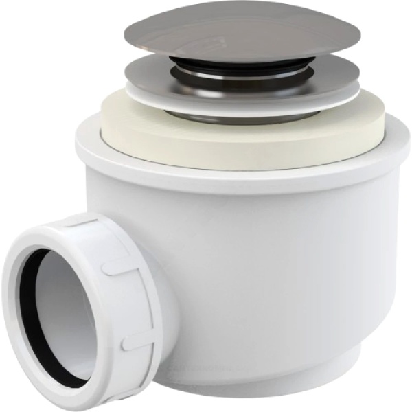 Сифон д/поддона h=72мм 1 1/2"x50/40 клик-клак Alca A465-50