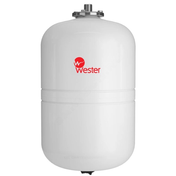 Бак мембранный д/ГВС и гелио 24л 12атм 3/4" НР бел WDV Premium Wester 0-14-0380