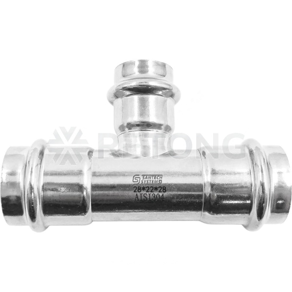 Тройник перех нерж AISI304 Дн54х42х54 пресс FS131 SantechSystems