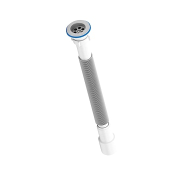 Сифон умыв/мойка гофр 1 1/2"x40/50 удл нерж/сетка АНИ Пласт G716