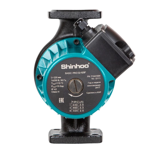 Насос циркул BASIC PRO 32-12SF PN6 230В в/к Shinhoo 71241004