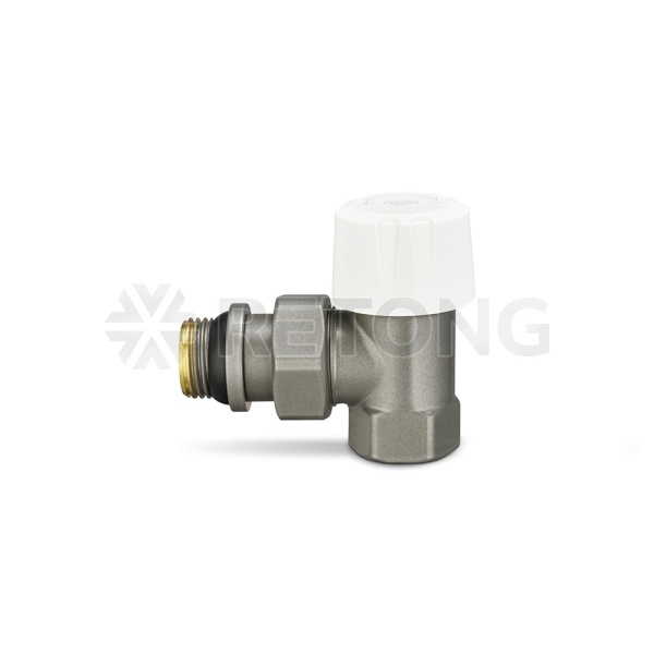 Термостатический клапан (терморегулятор) Varmega VMDV05-310404, 1/2" ВР-НР, угловой, серый