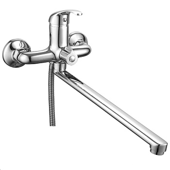 Смес/ванна ПСМ-104 однор дл/изл плоск Lобр в/к Профсан PSM-104-2