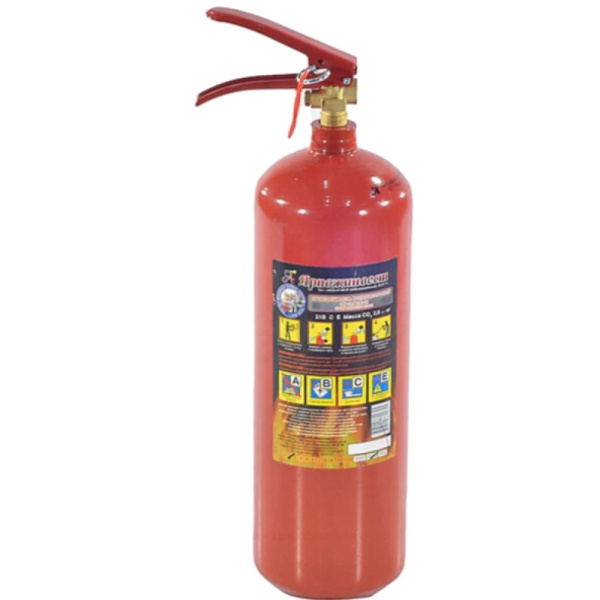 Огнетушитель углекислотный ОУ-2 ВСЕ Дн 114 Ярпожинвест 00-00003408