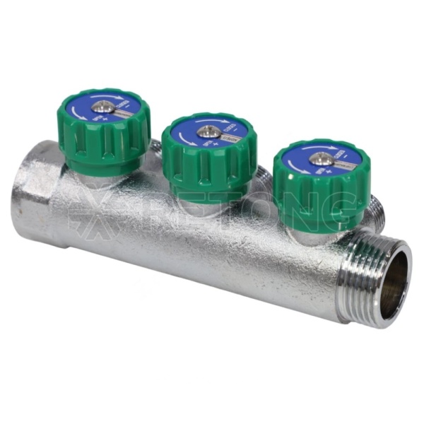 Коллектор лат клап рег 1" м/р 3в 1/2" ПУ н/р 45мм M110 SantechSystems