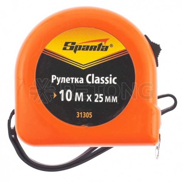 Рулетка Classic 25мм/10м SPARTA 31305
