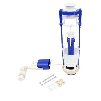 Арматура д/бачка набор 1/2" пл/ш б/под бел кноп 1реж РБМ АС-16.1