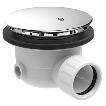 Сифон д/поддона 1 1/2"x90 пер/тр 45гр 40/50 хром Ideal Standard J3417AA
