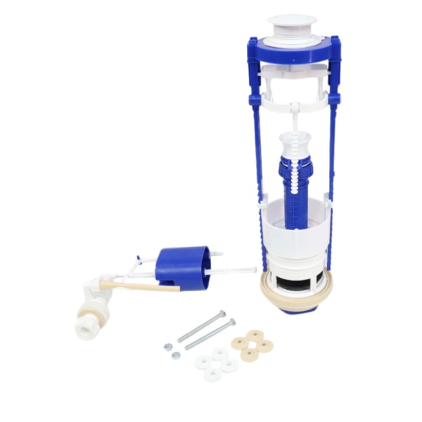 Арматура д/бачка набор 1/2" пл/ш б/под бел кноп 1реж РБМ АС-16.1