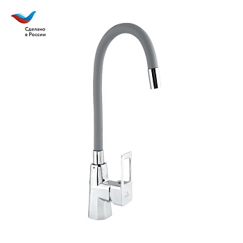 Смес/мойка Н-серия однор выс/изл бок/р гайка Славен СЛ-ОД-Н26