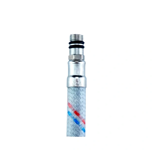 Подводка гибкая д/смес нейлон М10-Н1/2" 1.2м нж/г dвн8 пара (пакет) Подольск ГП002007