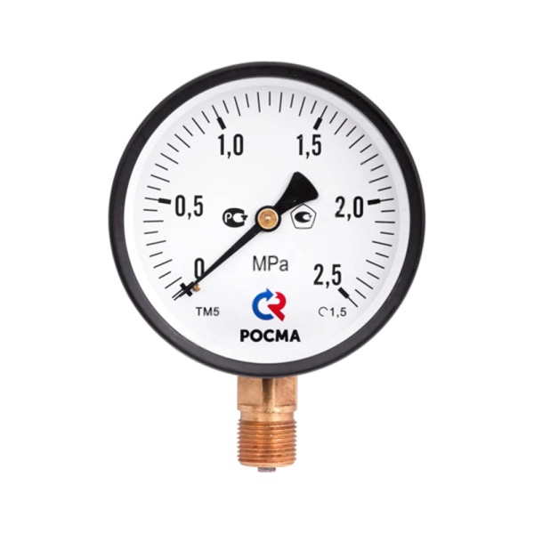 Манометр рад ТМ-510Р.00 0-0,6МПа(0-6кгс)Дк100 М20х1,5 ст Росма 00000006857