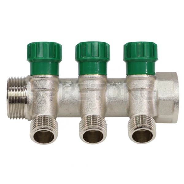 Коллектор лат клап рег 1" м/р 3в 1/2" ПУ н/р 36мм M210 SantechSystems