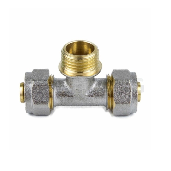 Тройник МП обж лат Дн26х3/4"х26 НР Aquasfera 7014-03