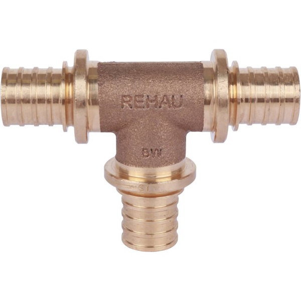 Тройник PE-X бр аксиал Дн20х20х20 PLATINUM RX Rehau 13777261001