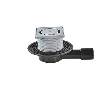 Трап рег гор/вып Дн40/50 нерж/реш 115х115 HL HL90