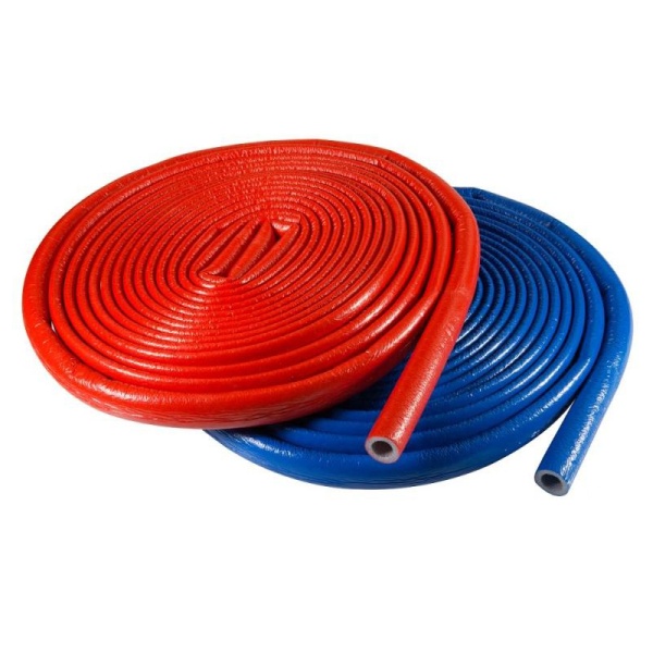 Теплоизоляция трубная 028х06 мм K-FLEX PE COMPACT п/э, цвет красный, 2 м