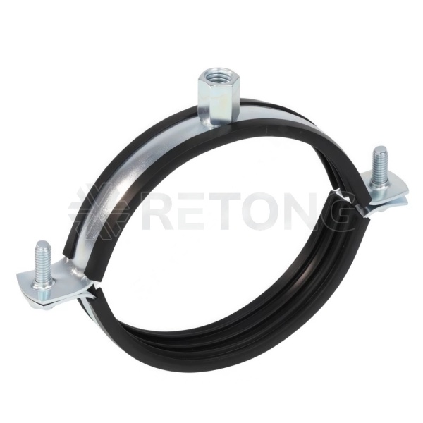 Хомут ст оц рез/пр 3011 М8/М10 (159-166)мм (6") б/к Strongman