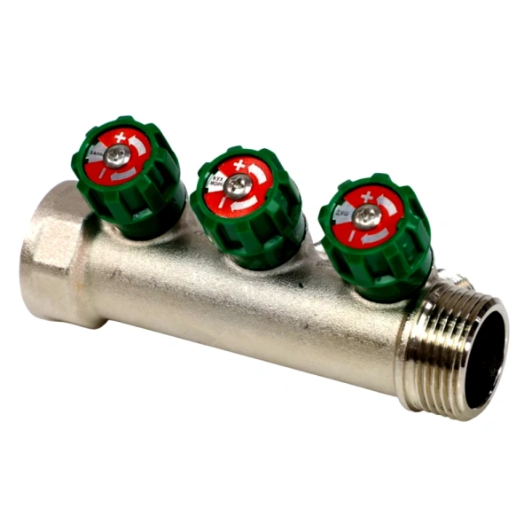 Коллектор лат клап рег 1" м/р 3в 1/2" ПУ н/р 36мм M210 SantechSystems