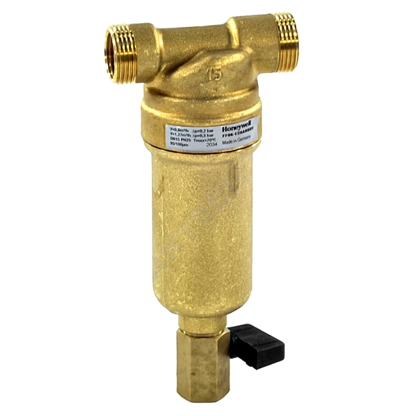 Фильтр T-обр лат Ду25 Ру25 р/р сл кран Honeywell FF06-1"AAM