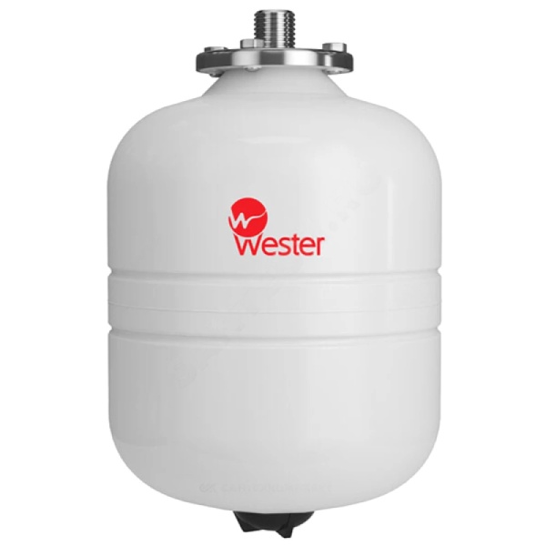 Бак мембранный д/ГВС и гелио 8л 12атм 3/4" НР бел WDV Premium Wester 0-14-0350