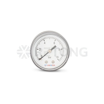 Манометр аксиальный Varmega VMMT08-501002, диаметр 50 мм, 10 бар, 1/4"