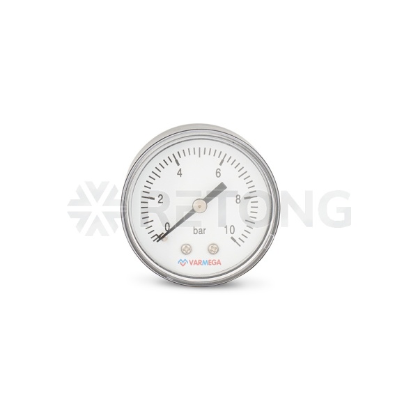 Манометр аксиальный Varmega VMMT08-501002, диаметр 50 мм, 10 бар, 1/4"