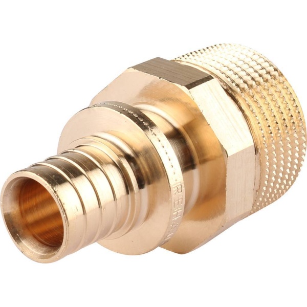 Муфта PE-X бр аксиал Дн16х3/4" НР RAUTITAN RX+ Rehau 14563121001