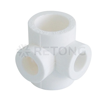 Крестовина PP-R бел 2-пл Дн40х20 VALFEX 10118140