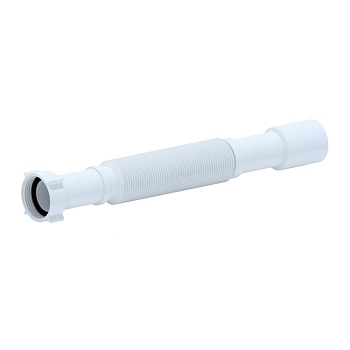 Гофра с гайкой 1 1/4"x32/40 L=320-730мм АНИ Пласт K207