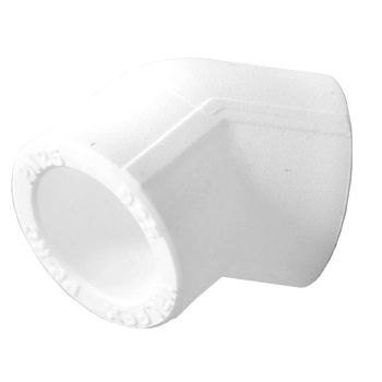 Угольник PP-R бел Дн25х45гр PRO VALFEX 10107025-PRO