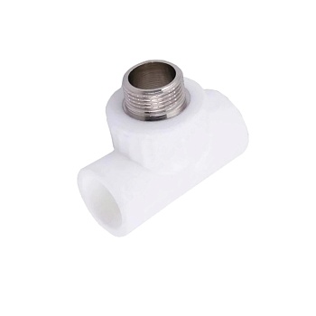 Тройник PP-R бел комб Дн32х3/4" НР PRO VALFEX 10128132-PRO