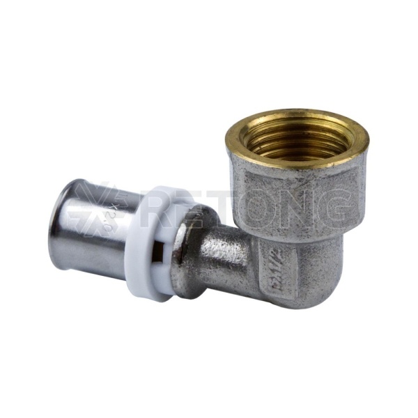 Угольник МП пресс лат Дн20х1/2"х90гр ВР Aquasfera 8007-03 .