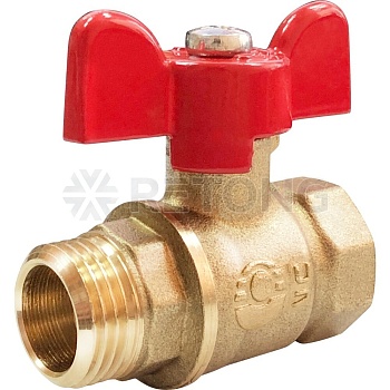 Кран шар лат 11Б27фт1М OPTI Ду20 Ру25 м/р полн баб VALFEX VF.218.L0B1.034