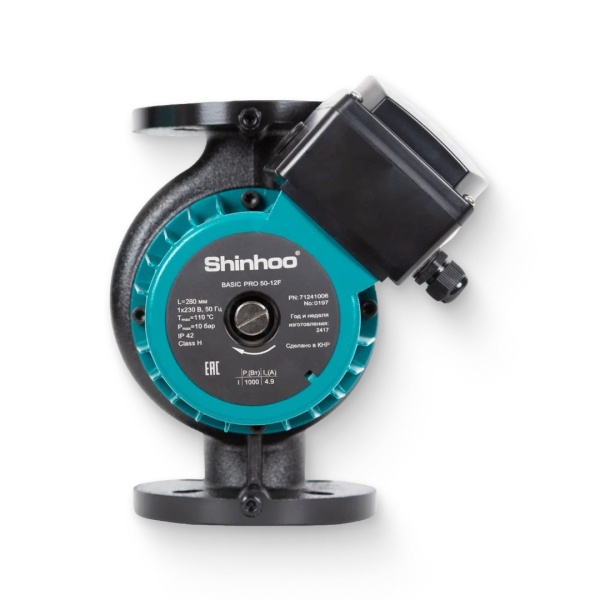 Насос циркул BASIC PRO 50-12SF PN10 230В в/к Shinhoo 71241016