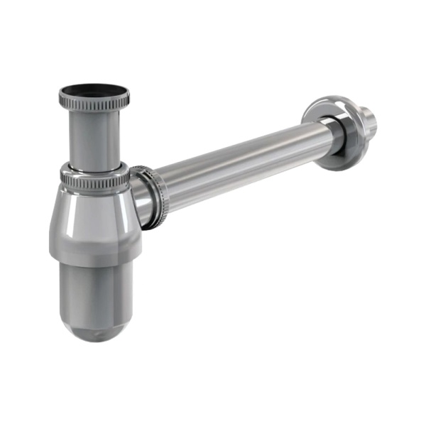 Сифон умыв бут б/вып 1 1/4"x32 лат пр/тр 32 хром Alca A431