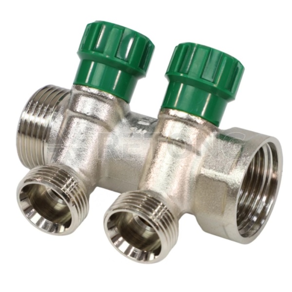 Коллектор лат клап рег 1" м/р 2в 3/4" ЕК н/р 36мм M211 SantechSystems