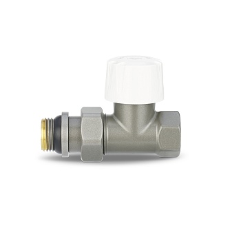 Термостатический клапан (терморегулятор) Varmega VMDV06-310404, 1/2" ВР-НР, прямой, серый