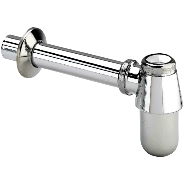 Сифон умыв бут б/вып 1 1/4"x32 лат пр/тр хром Haiba HB80