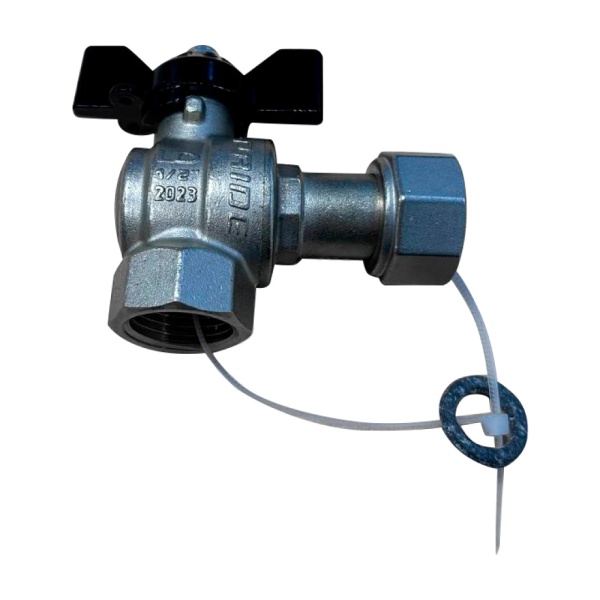 Кран шар лат Pride нк Ду15 Ру40 м/нак/г угл баб LD 47.246.15