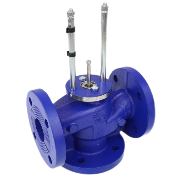 Клапан рег 3-ход чуг TRV-3 Ду32 Ру16 фл Kv16 п/эл Теплосила TRV-3-32-16